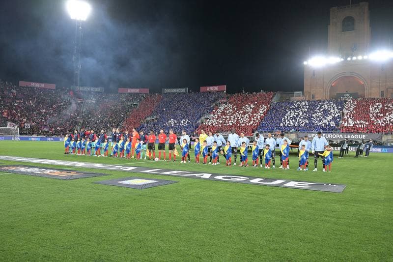 Football. UEFA Europa League. Bologna - Aston Villa. 09.04.2026