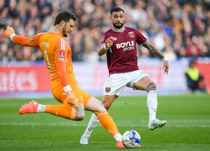 Football. Emirates FA Cup. West Ham United - Leeds United. 05.04.2026