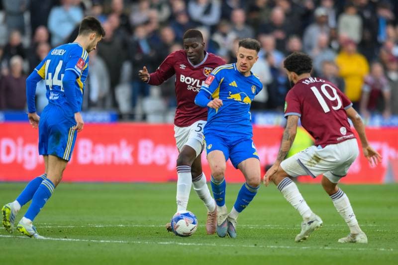 Football. Emirates FA Cup. West Ham United - Leeds United. 05.04.2026