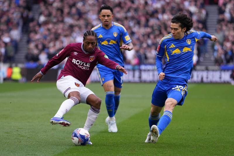 Football. Emirates FA Cup. West Ham United - Leeds United. 04.04.2026