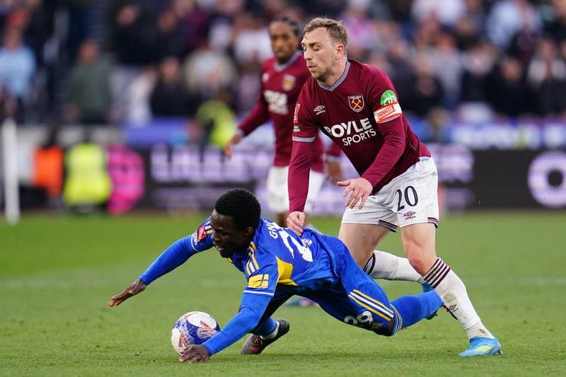 Football. Emirates FA Cup. West Ham United - Leeds United. 04.04.2026