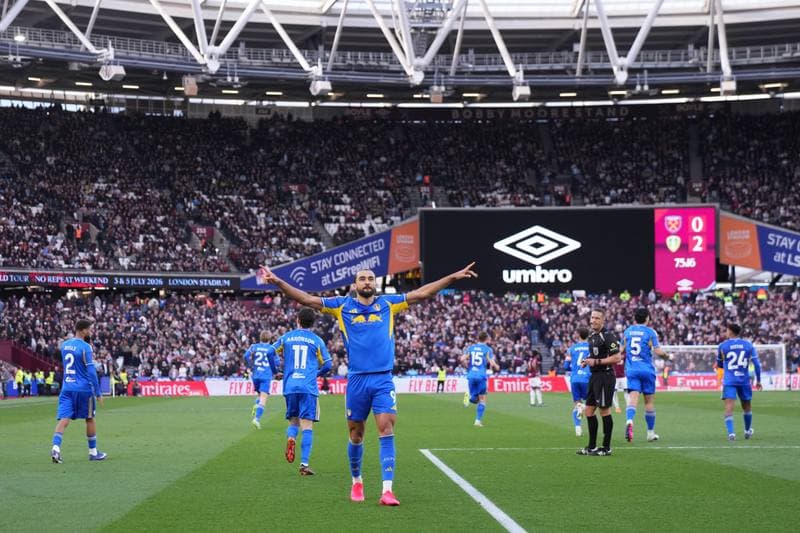 Football. Emirates FA Cup. West Ham United - Leeds United. 04.04.2026