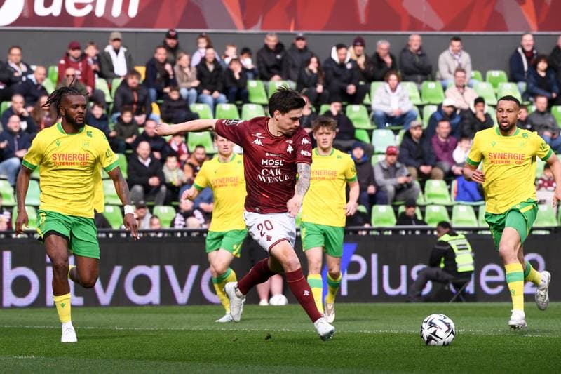 Football. Ligue 1 McDonald's. FC Metz - FC Nantes. 05.04.2026