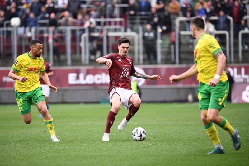 Football. Ligue 1 McDonald's. FC Metz - FC Nantes. 05.04.2026