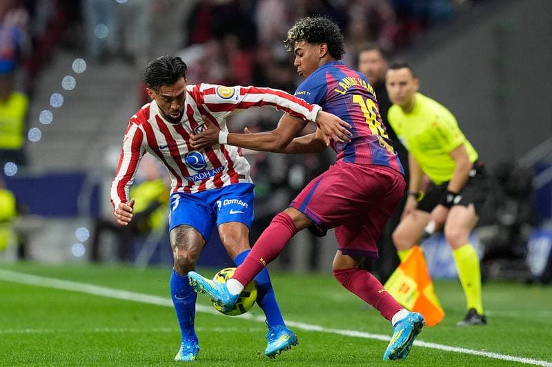Football. La Liga. Atletico Madrid - FC Barcelona. 04.04.2026