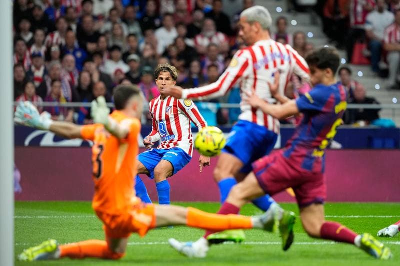 Football. La Liga. Atletico Madrid - FC Barcelona. 04.04.2026