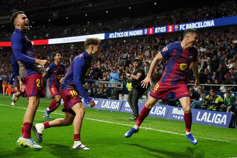 Football. La Liga. Atletico Madrid - FC Barcelona. 04.04.2026