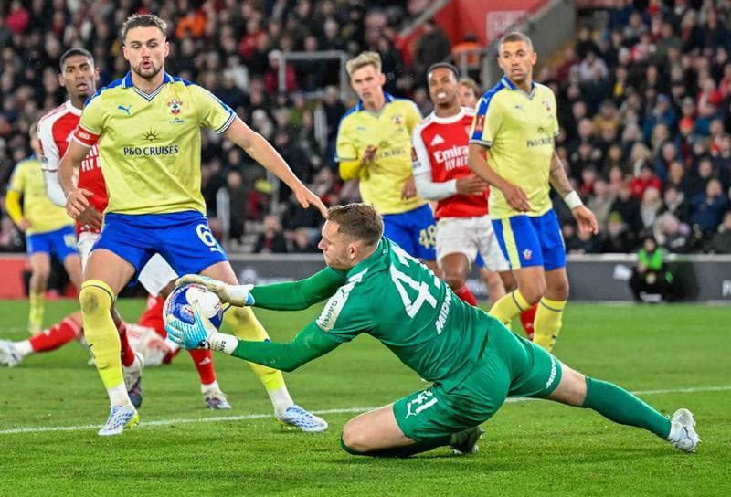 Football. Emirates FA Cup. Southampton - Arsenal. 04.04.2026