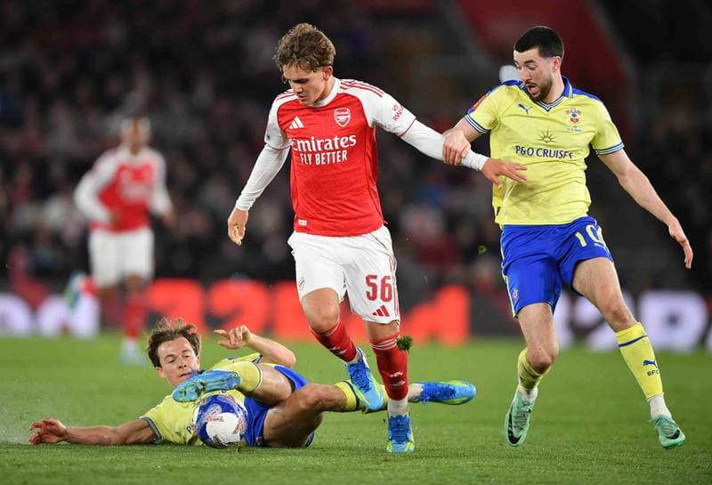 Football. Emirates FA Cup. Southampton - Arsenal. 04.04.2026