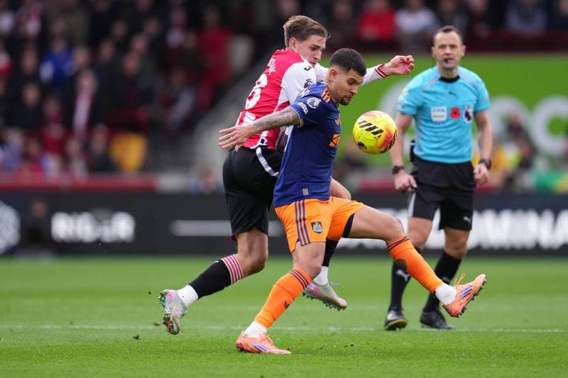 Football. Premier League. Brentford - Newcastle United. 09.11.2025