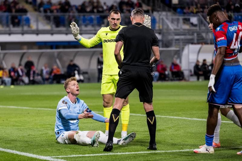 Football. UEFA Europa League. Viktoria Plzen - MalmA FF. 02.10.2025