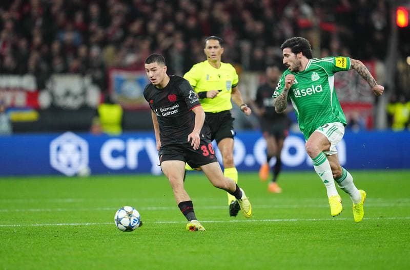 Football. UEFA Champions League. Bayer 04 Leverkusen - Newcastle United. 10.12.2025
