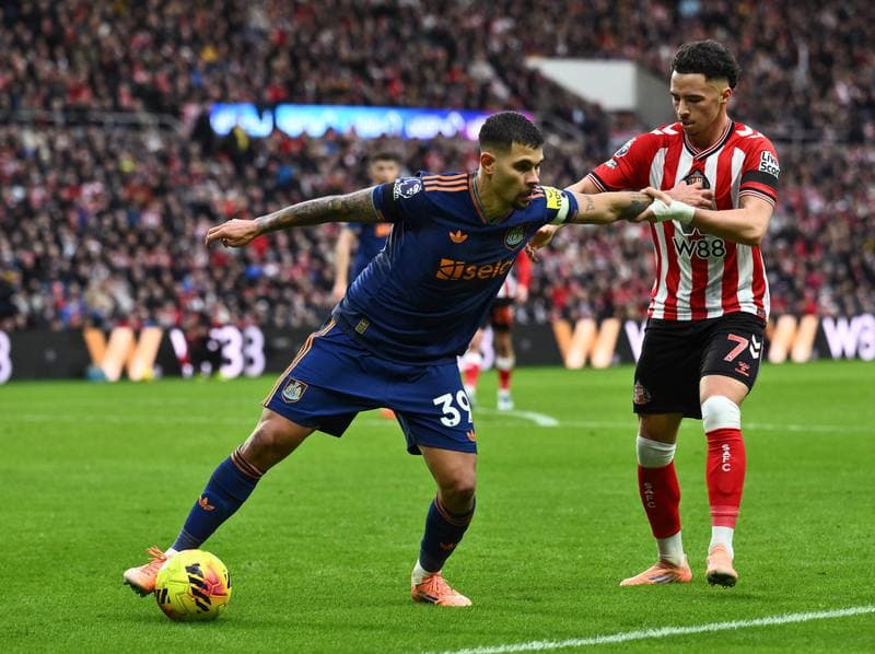 Football. Premier League. Sunderland - Newcastle United. 14.12.2025