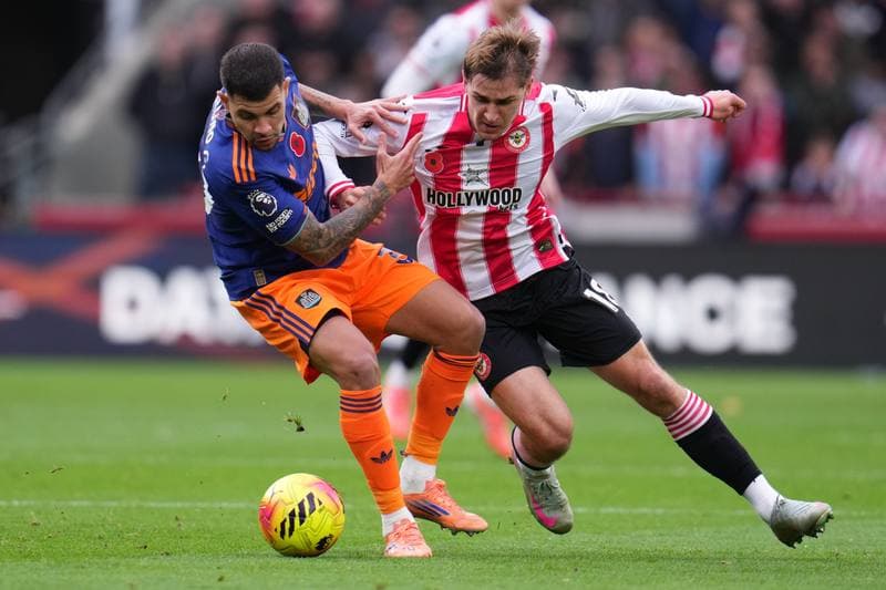 Football. Premier League. Brentford - Newcastle United. 09.11.2025