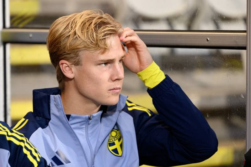 Football. UEFA Under-21 Qualifier. Sweden - Poland. 14.10.2025