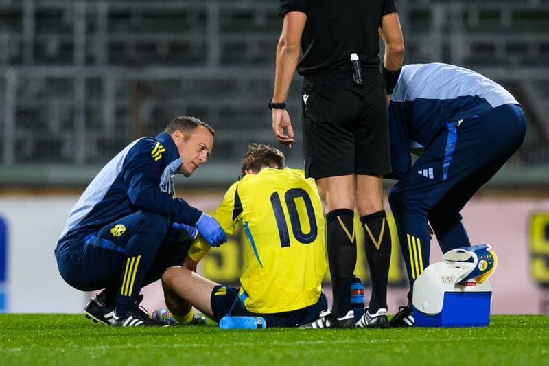 Football. UEFA Under-21 Qualifier. Sweden - Poland. 14.10.2025