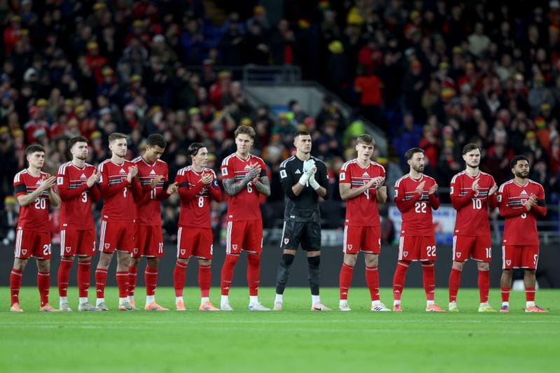 Football. 2026 FIFA World Cup Qualifiers. Wales - North Macedonia. 18.11.2025