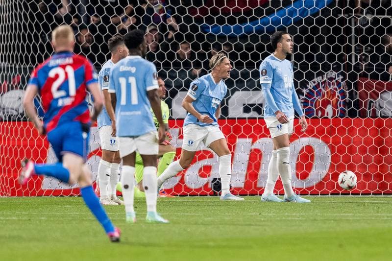 Football. UEFA Europa League. Viktoria Plzen - MalmA FF. 02.10.2025