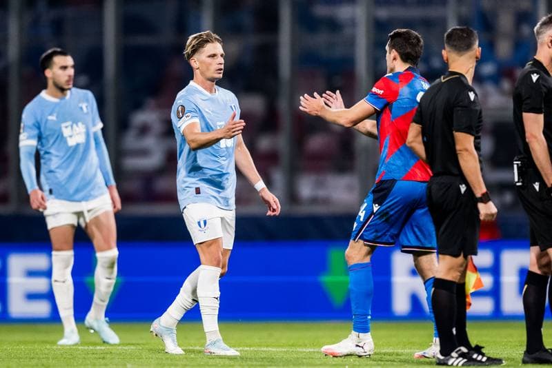 Football. UEFA Europa League. Viktoria Plzen - MalmA FF. 02.10.2025
