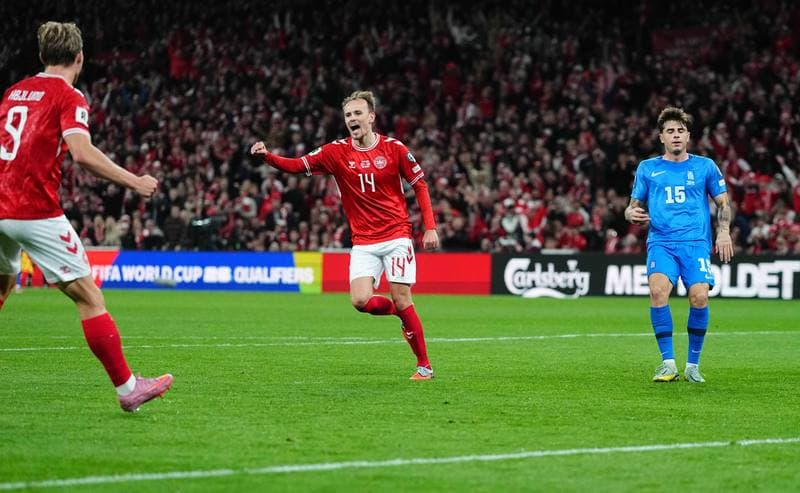 Football. World Cup Qualifiers. Denmark - Greece. 12.10.2025