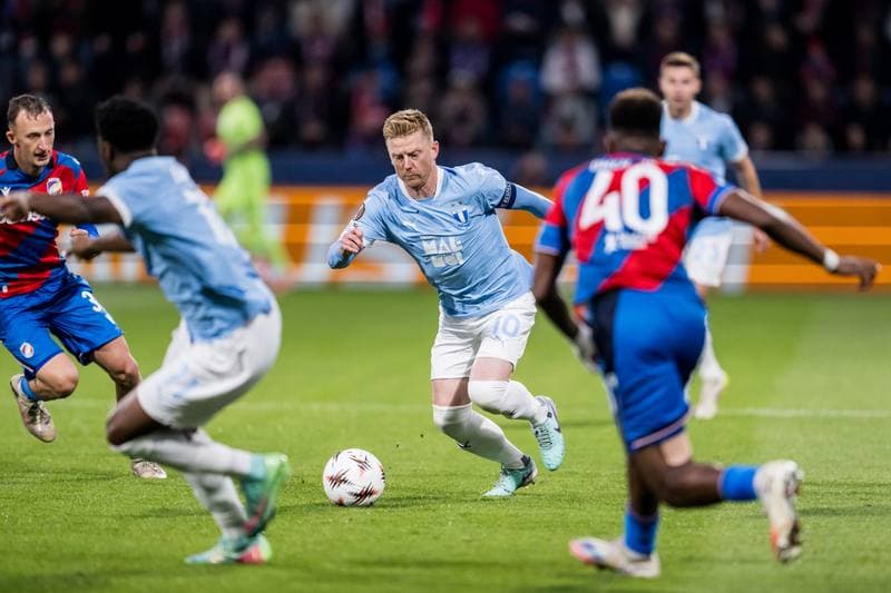 Football. UEFA Europa League. Viktoria Plzen - MalmA FF. 02.10.2025