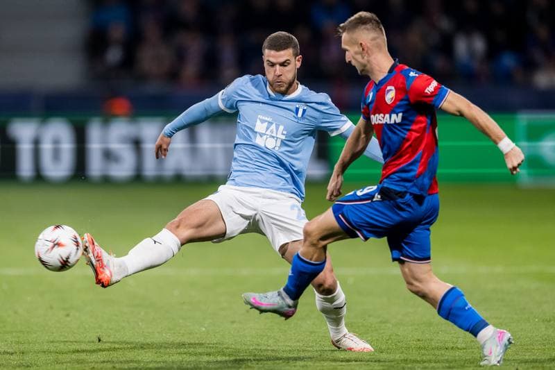 Football. UEFA Europa League. Viktoria Plzen - MalmA FF. 02.10.2025