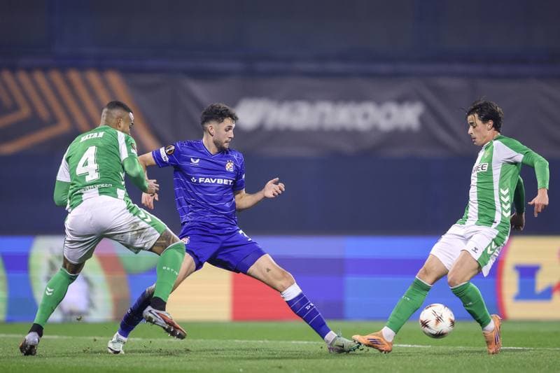 Football. UEFA Europa League. GNK Dinamo - Real Betis. 11.12.2025