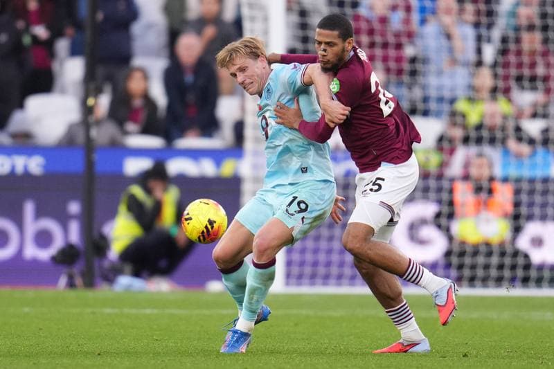 Football. Premier League. West Ham United - Burnley. 08.11.2025
