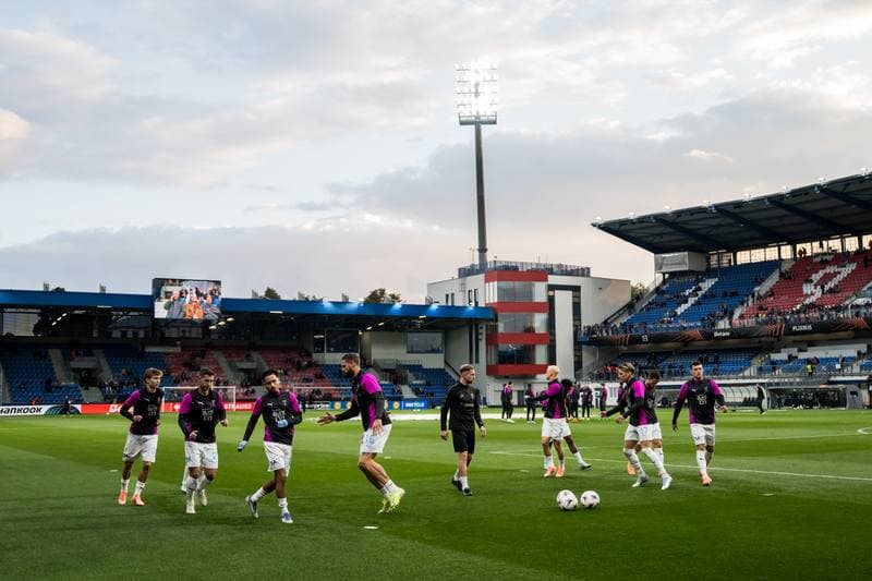 Football. UEFA Europa League. Viktoria Plzen - MalmA FF. 02.10.2025