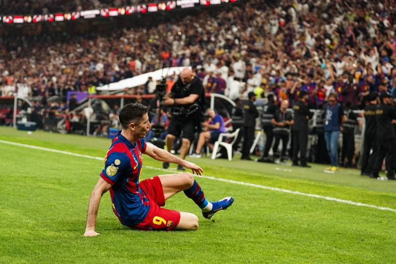 Football. Spanish Super Cup. Barcelona - Real Madrid. 11.01.2026