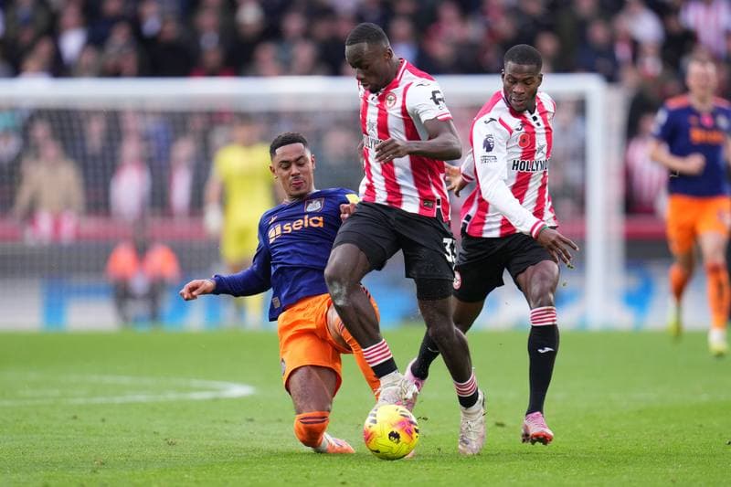 Football. Premier League. Brentford - Newcastle United. 09.11.2025