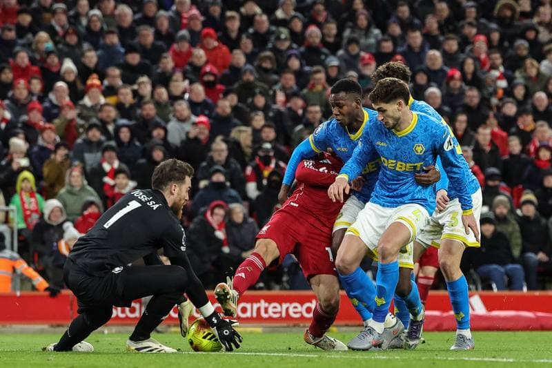 Football. Premier League. Liverpool - Wolverhampton Wanderers. 27.12.2025