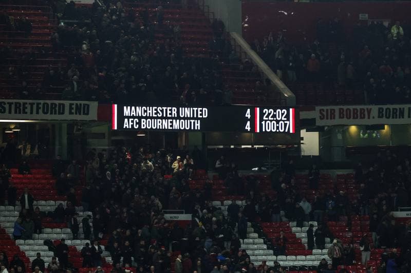 Football. Premier League. Manchester United - Bournemouth. 15.12.2025