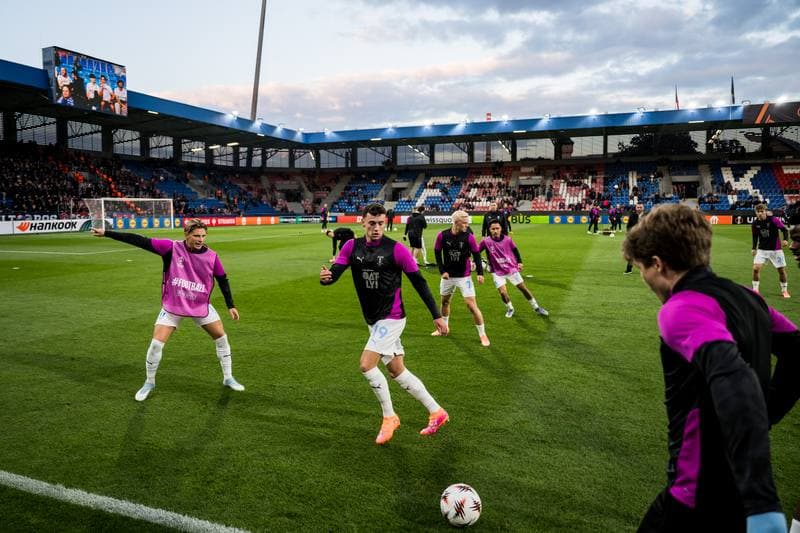 Football. UEFA Europa League. Viktoria Plzen - MalmA FF. 02.10.2025