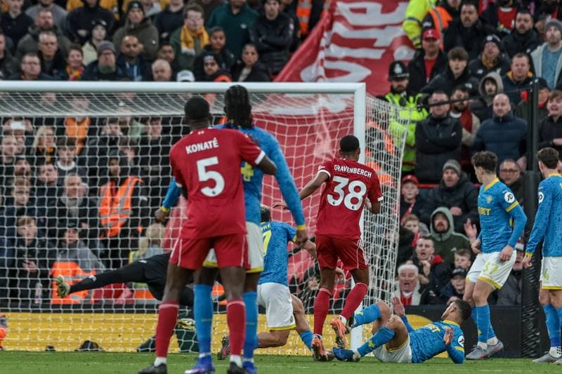 Football. Premier League. Liverpool - Wolverhampton Wanderers. 27.12.2025