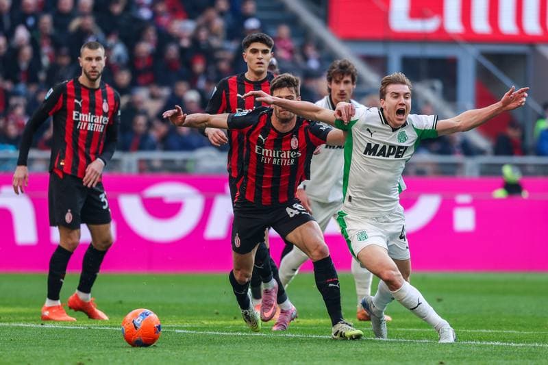 Football. Serie A. AC Milan - US Sassuolo. 14.12.2025