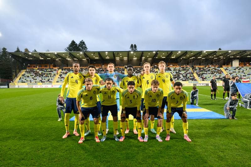 Football. UEFA Under-21 Qualifier. Sweden - Poland. 14.10.2025