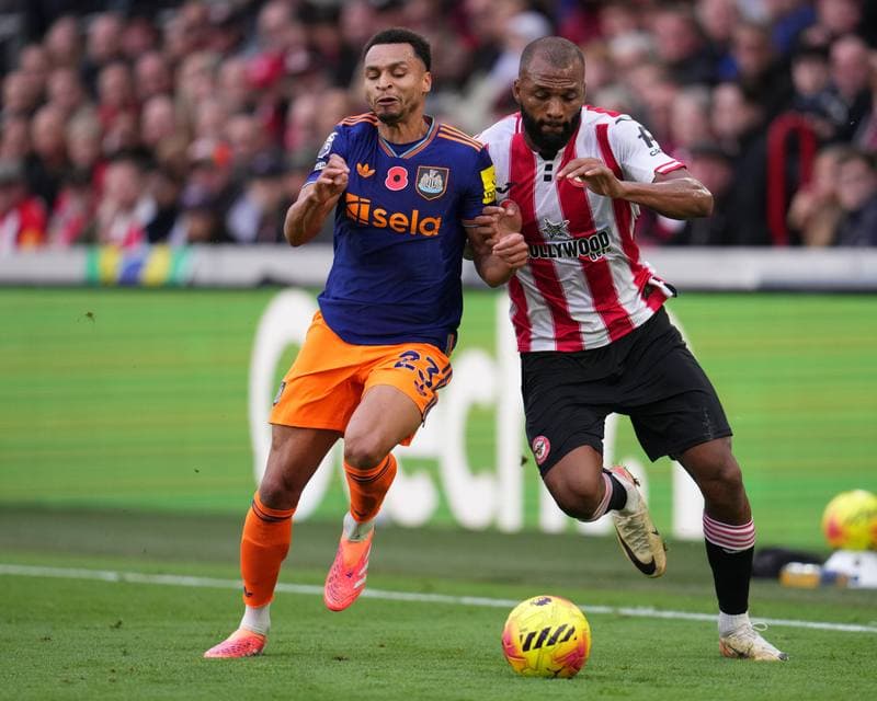 Football. Premier League. Brentford - Newcastle United. 09.11.2025