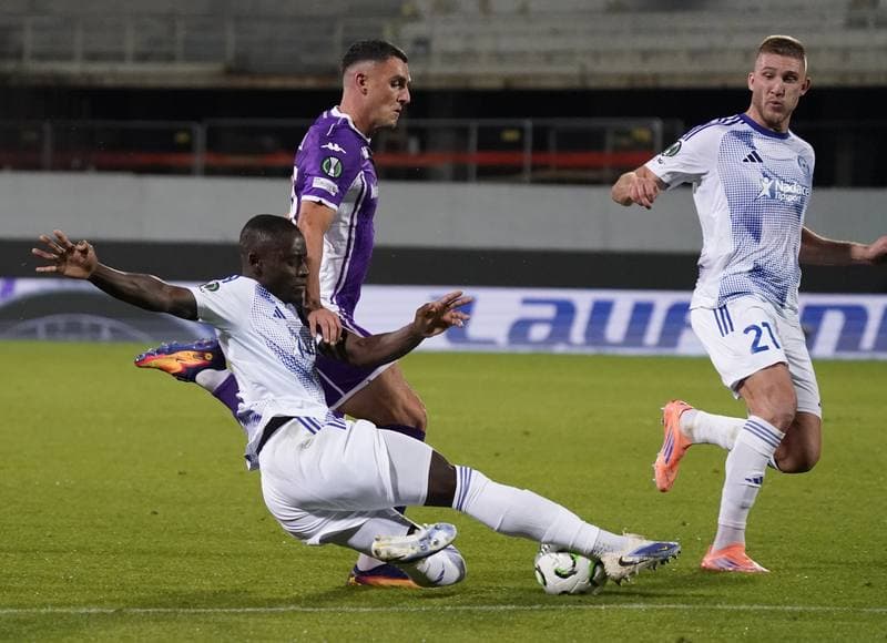 Football. UEFA Europa Conference League. Fiorentina - Sigma. 02.10.2025
