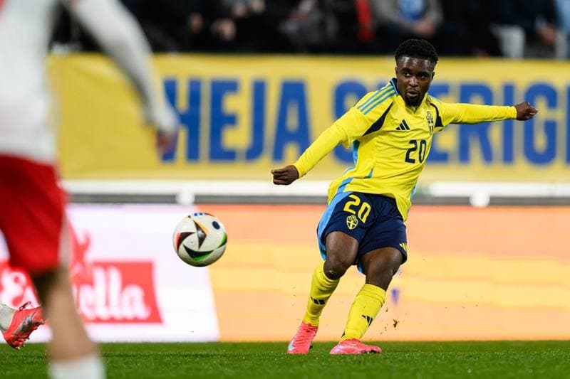 Football. UEFA Under-21 Qualifier. Sweden - Poland. 14.10.2025