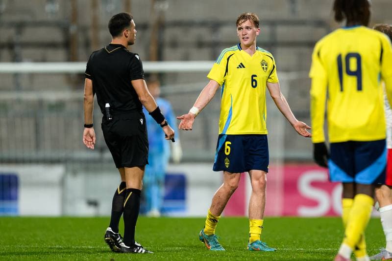 Football. UEFA Under-21 Qualifier. Sweden - Poland. 14.10.2025