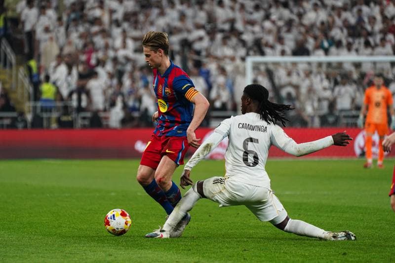 Football. Spanish Super Cup. Barcelona - Real Madrid. 11.01.2026