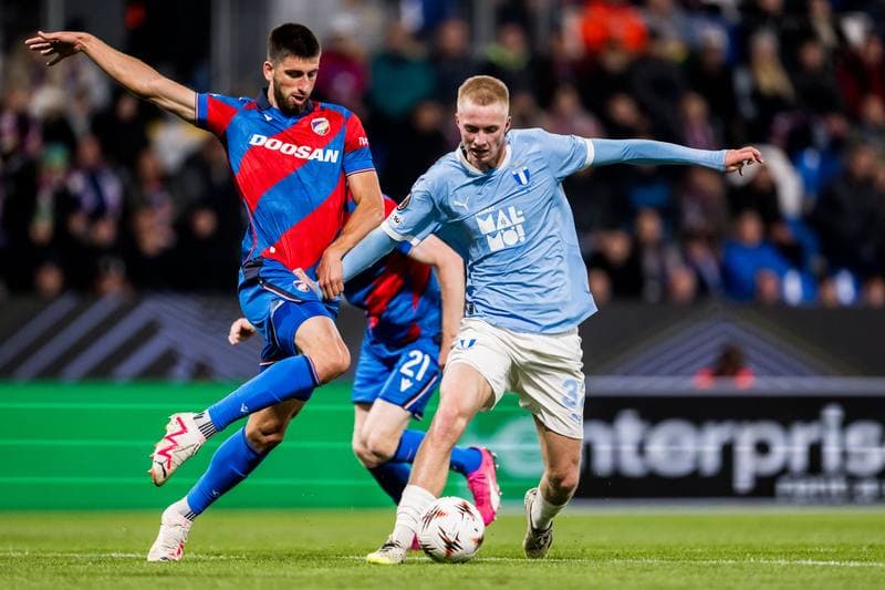 Football. UEFA Europa League. Viktoria Plzen - MalmA FF. 02.10.2025