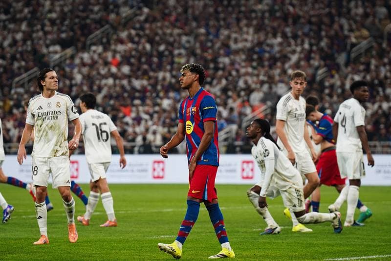 Football. Spanish Super Cup. Barcelona - Real Madrid. 11.01.2026