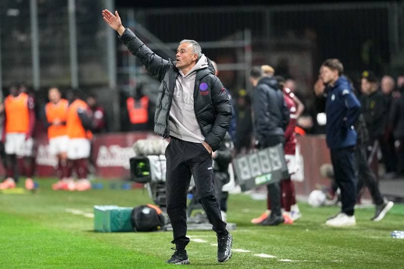 Football. Ligue 1. FC Metz - Paris Saint-Germain. 13.12.2025