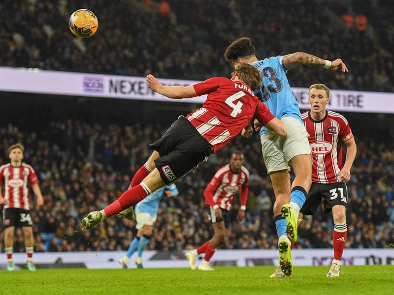 Football. Emirates FA Cup. Manchester City - Exeter City. 10.01.2026