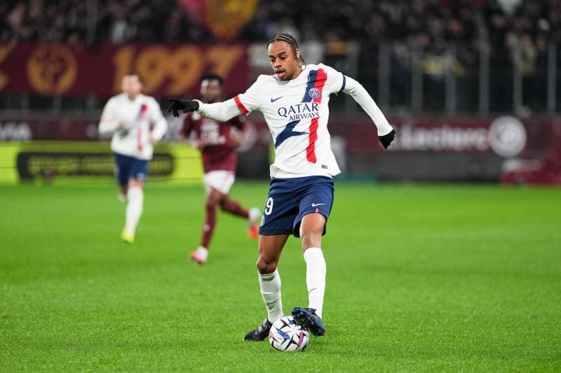 Football. Ligue 1. FC Metz - Paris Saint-Germain. 13.12.2025