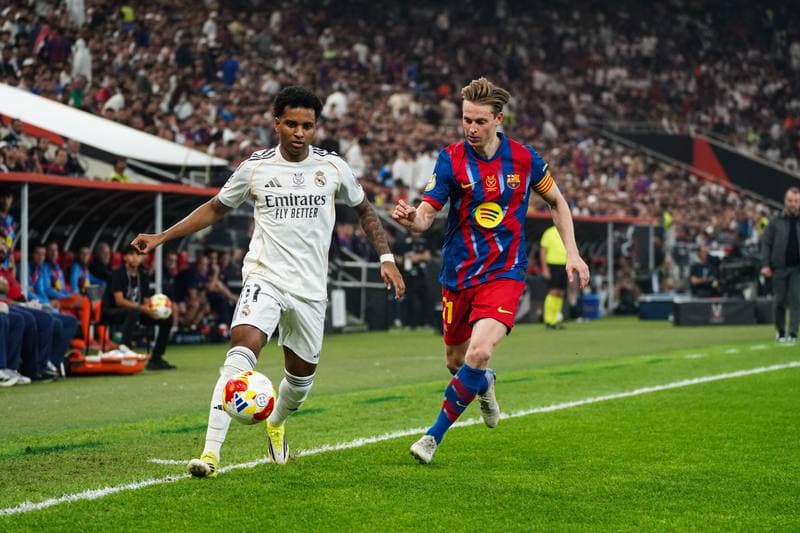 Football. Spanish Super Cup. Barcelona - Real Madrid. 11.01.2026