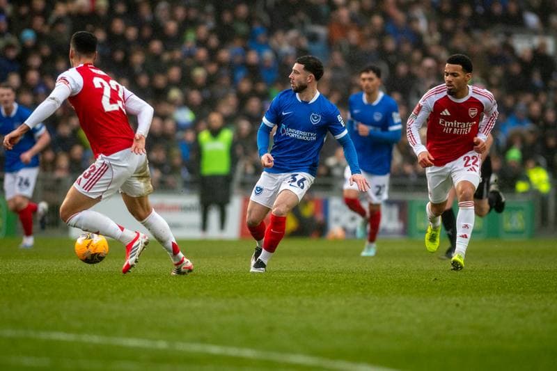 Football. Emirates FA Cup. Portsmouth - Arsenal. 11.01.2026