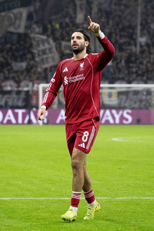 Football. UEFA Champions League. Eintracht Frankfurt - Liverpool. 22.10.2025